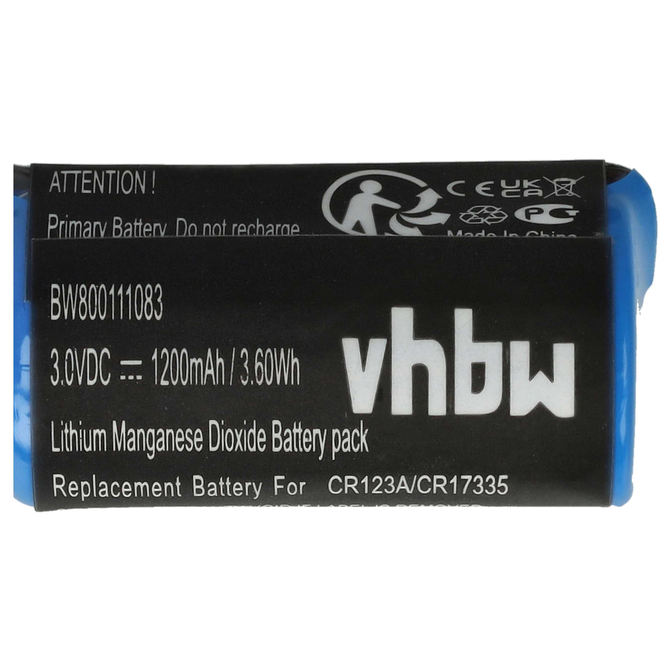 vhbw Pile compatible avec Panasonic FP3 Programmable Controller robot industriel (1200mAh, 3V, Li-MnO2) - 5