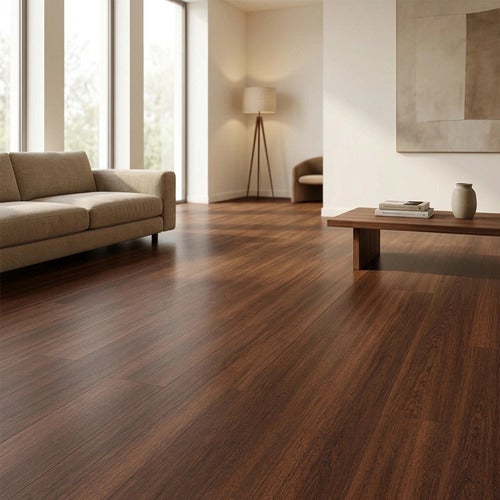 Arquiservi - Pavimento Vinílico Sintasol em Rolo 1x25m (25m²) para Quartos e Salas de Estar. Impermeável, flexível e antiderrapante. Cor Carvalho.