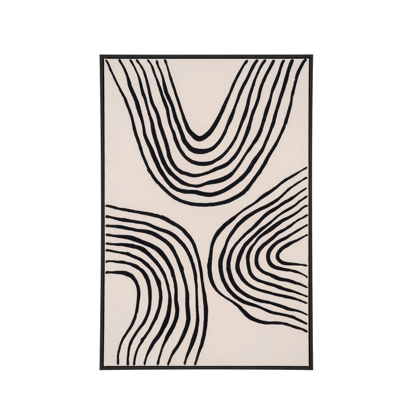 Zdjęcia - Obraz HOUSE NORDIC Lipari Druk na płótnie No.2 60x90 cm czarny, beżowy.