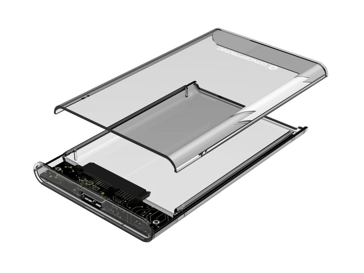 Conceptronic Caja Externa Hd Usb 3.0 Sata Transparente Sin Tornillos Dante03t - Imagen 4