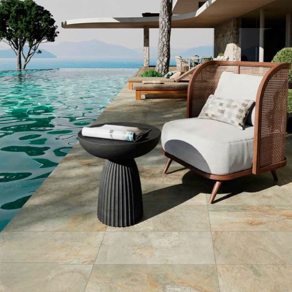 Carrelage effet pierre naturelle de bali 30x60 cm MYK-AS BEIGE (Vendu ...