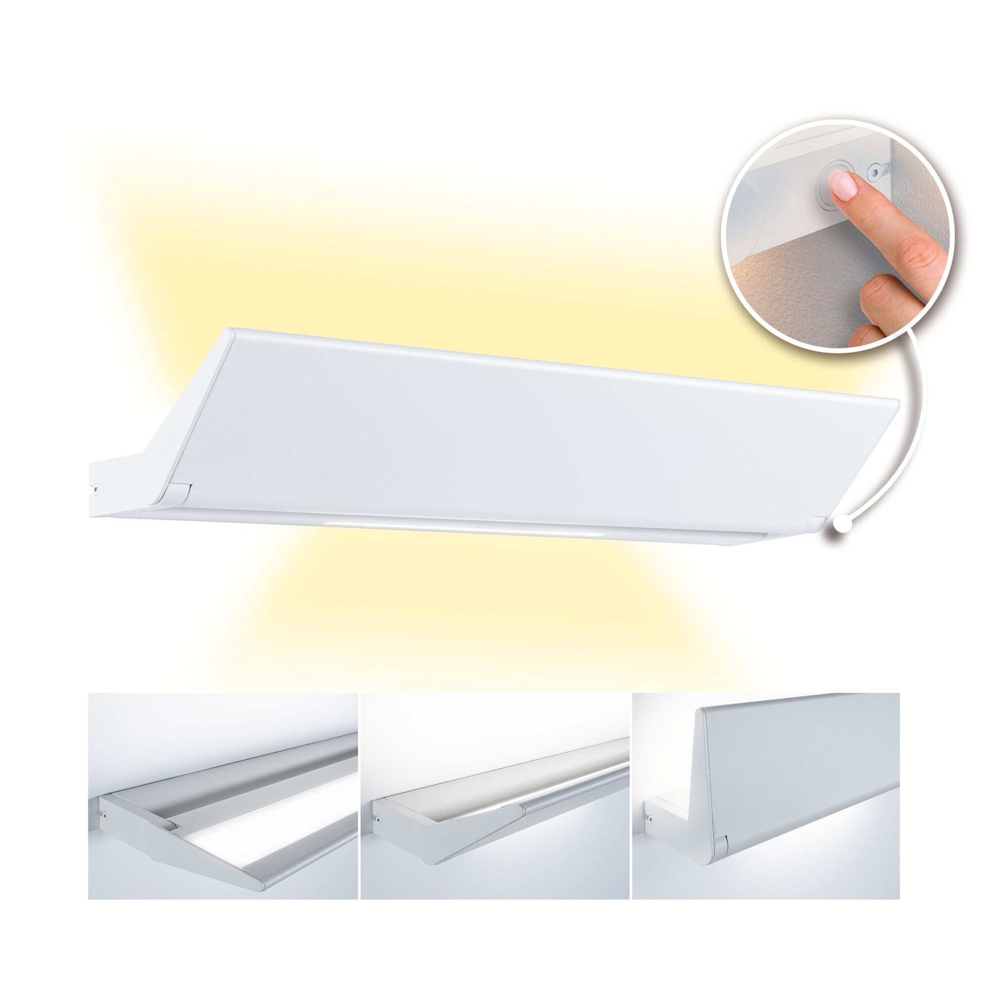 Applique LED 3-Step-Dim Ranva 2700K 800lm / 0lm 230V 13W / 2W gradable ...