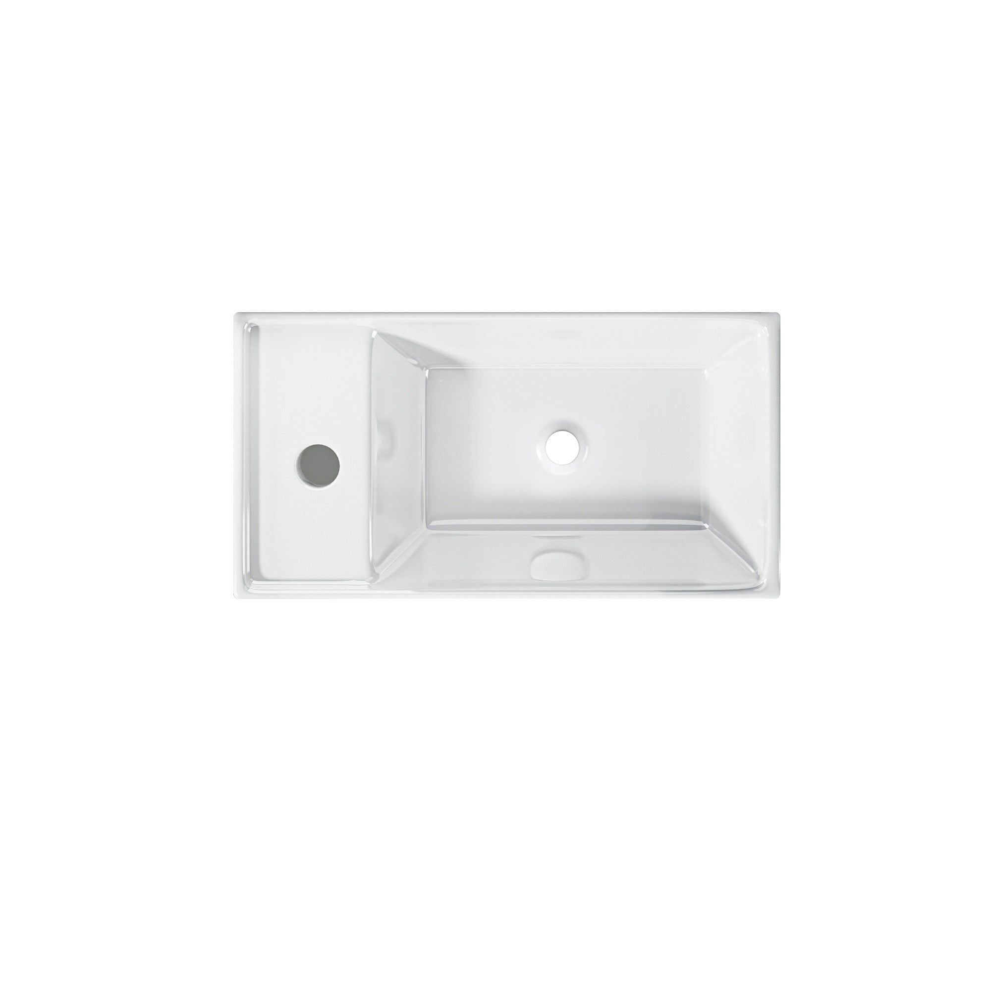 DILECI - Vasque lave-mains avec rebord sortie gauche (41,5x22x10cm) - MARIE - 8