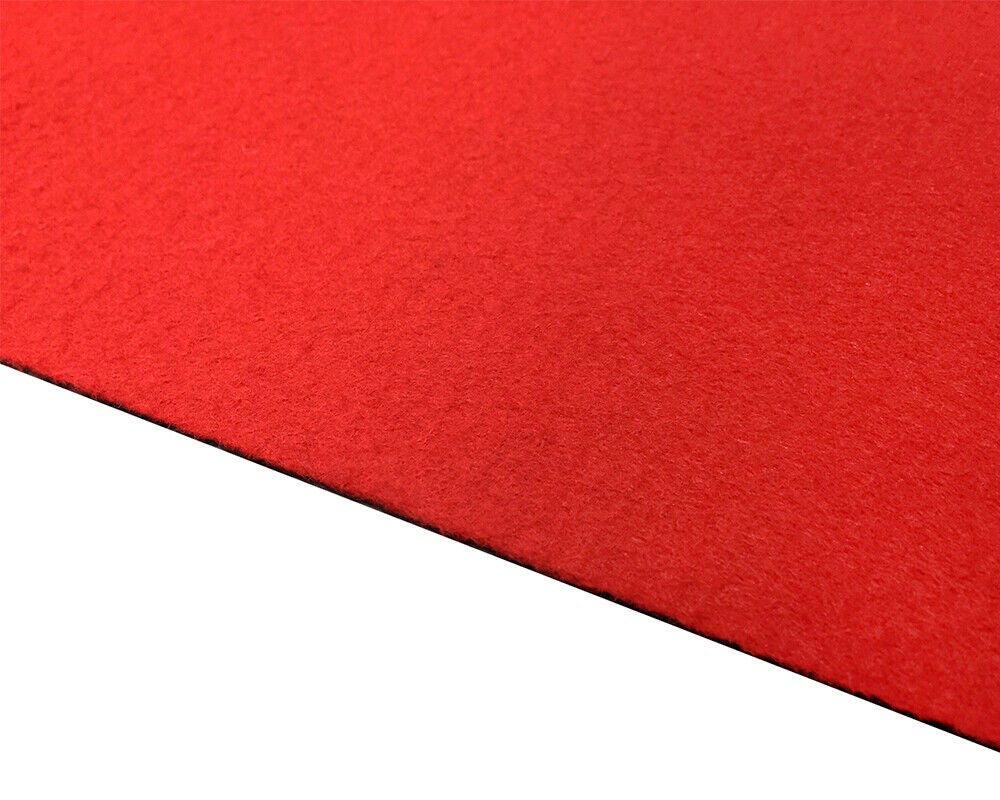 Tapis Coureur Au Mètre H100 Cm Antidérapant Moquette Entrée Couloir Boutique Rouge - 7