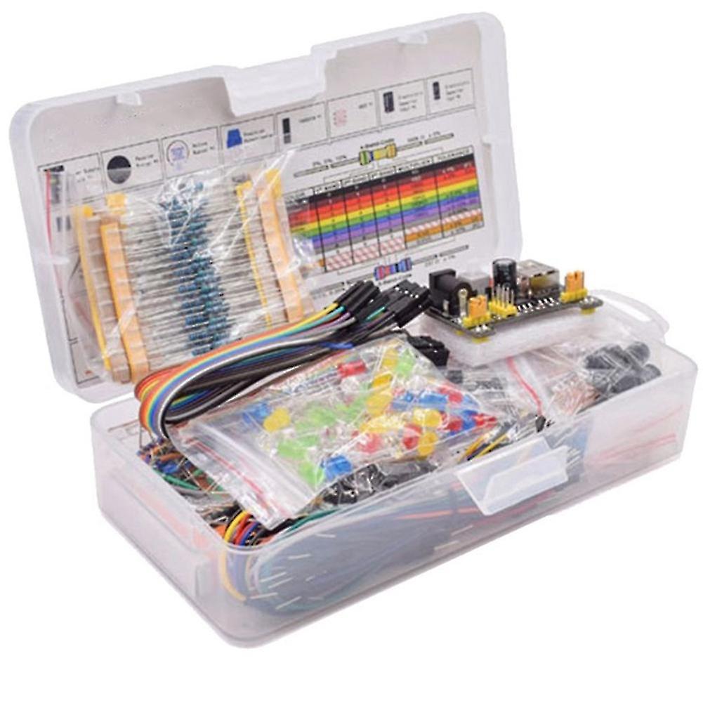 Kit De Démarrage Électronique Arduino Uno R3, Breadboard 830 Points ...