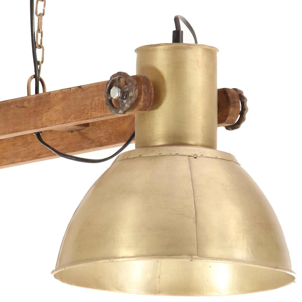 vidaXL Lampe suspendue industrielle 25 W Laiton 109 cm E27 - 7