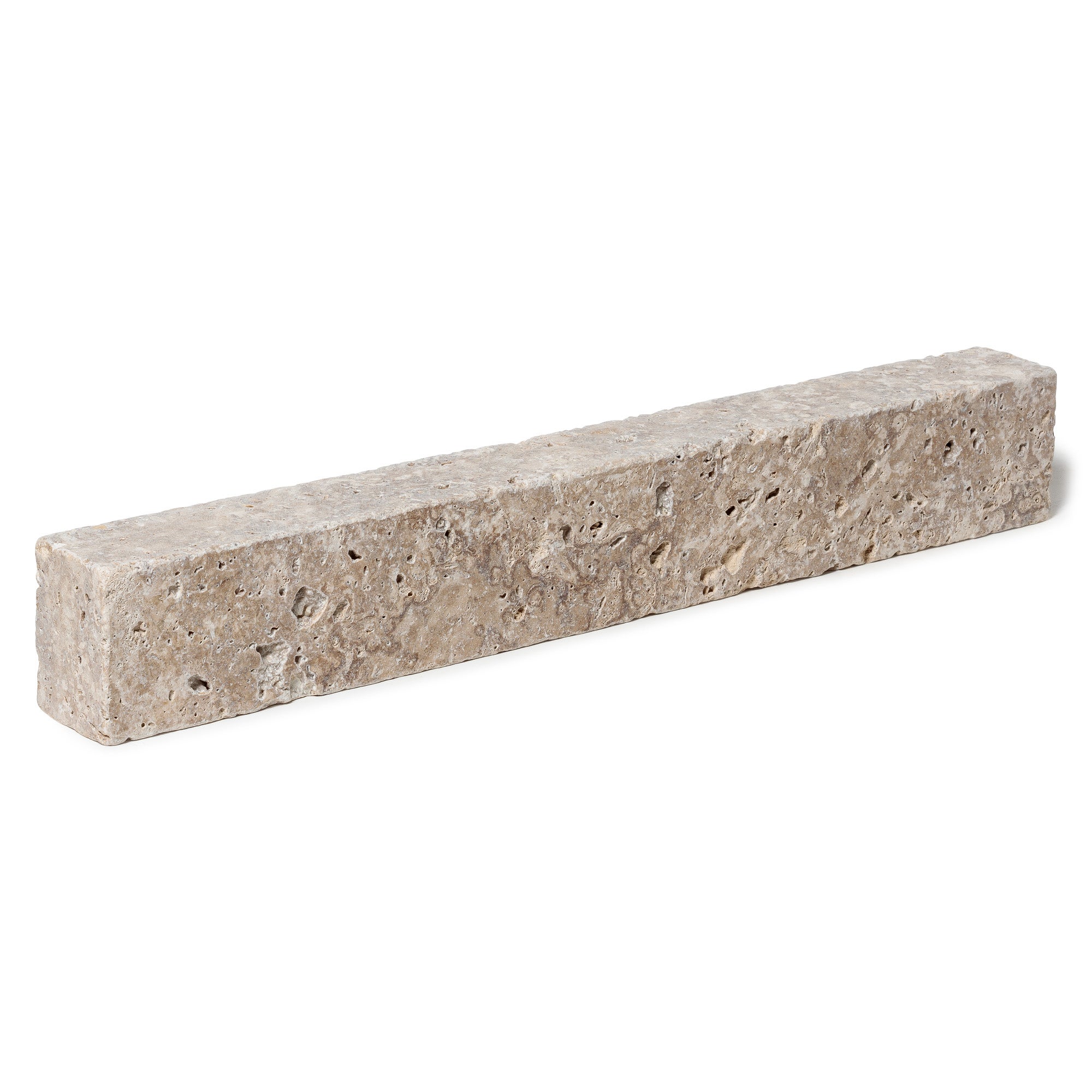 Bordure de Jardin droite en Pierre Naturelle Travertin Mix H.7 x L.50 cm (à l'unité) - RO'MA Nature - 2