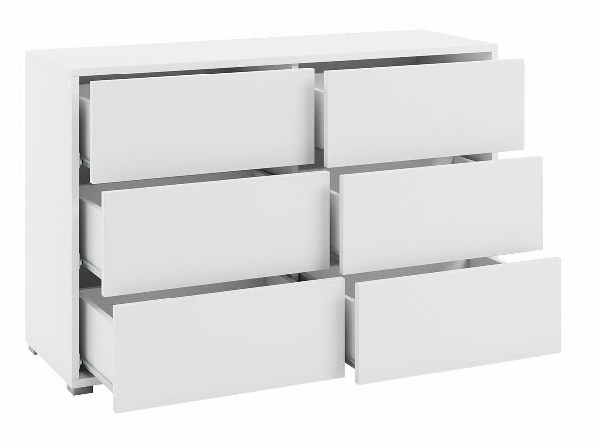 Cómoda Comfivo Tutela II, Blanco, Con cajones, 73x120x41cm - 3