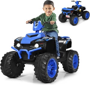Quad électrique Enfant 12V Avec Télécommande - 2 Vitesses, LED, MP3, Bluetooth, Pour 3-6 Ans