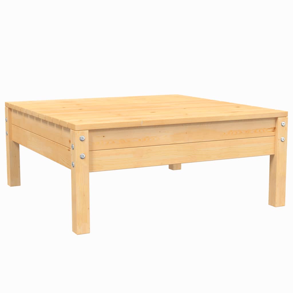 Maison Exclusive - Set Divani da Giardino 3 pz con Cuscini Grigi Massello di Pino - 7