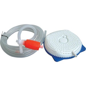 Pompe à Siphon Manuelle Pour Vidanger Bâche Piscine - Kit Avec Tuyau 4,9m, Sans électricité