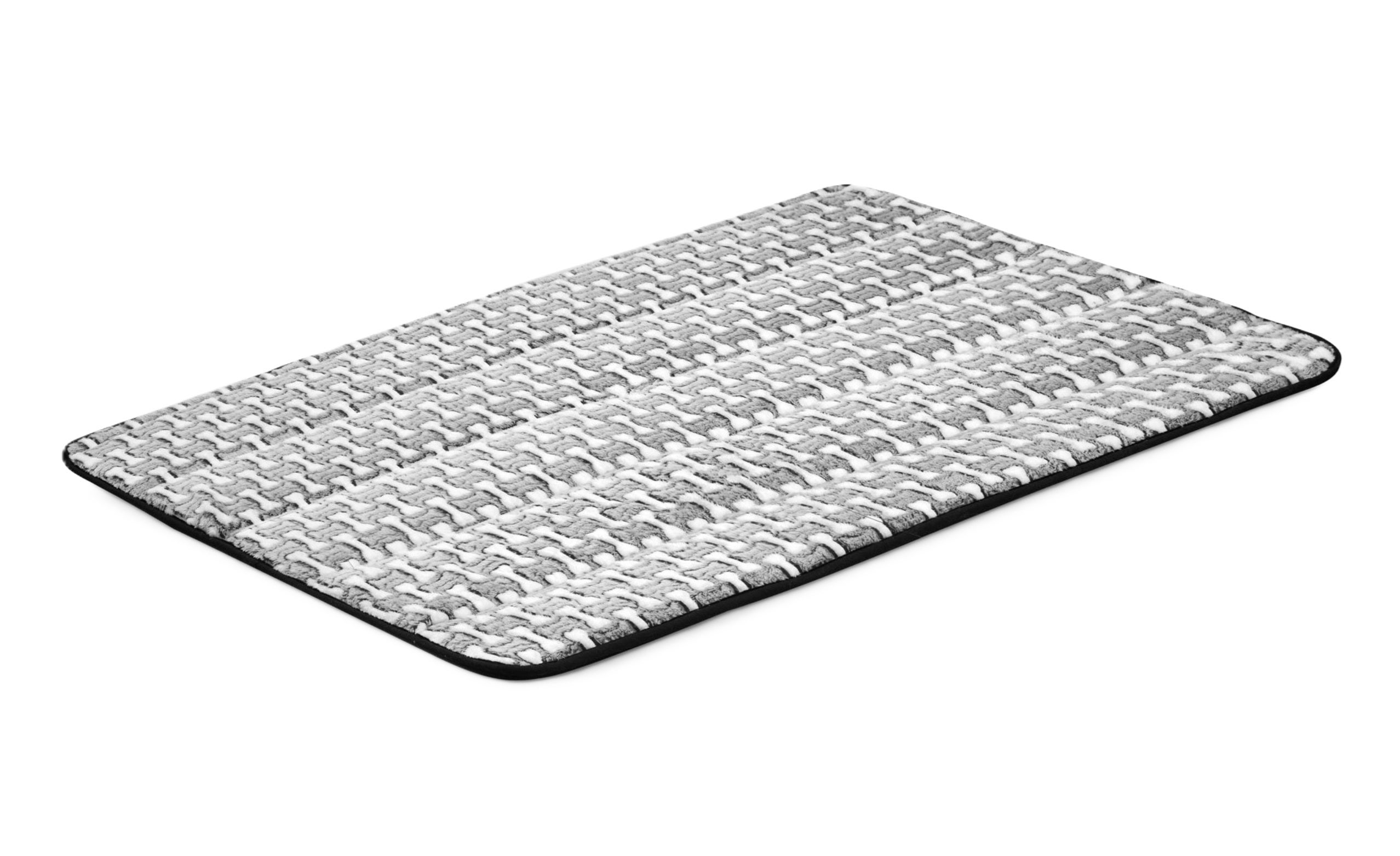 Legowisko dla psa mata Aio Factory polar wzór kości antyslip 100x70 cm 1szt