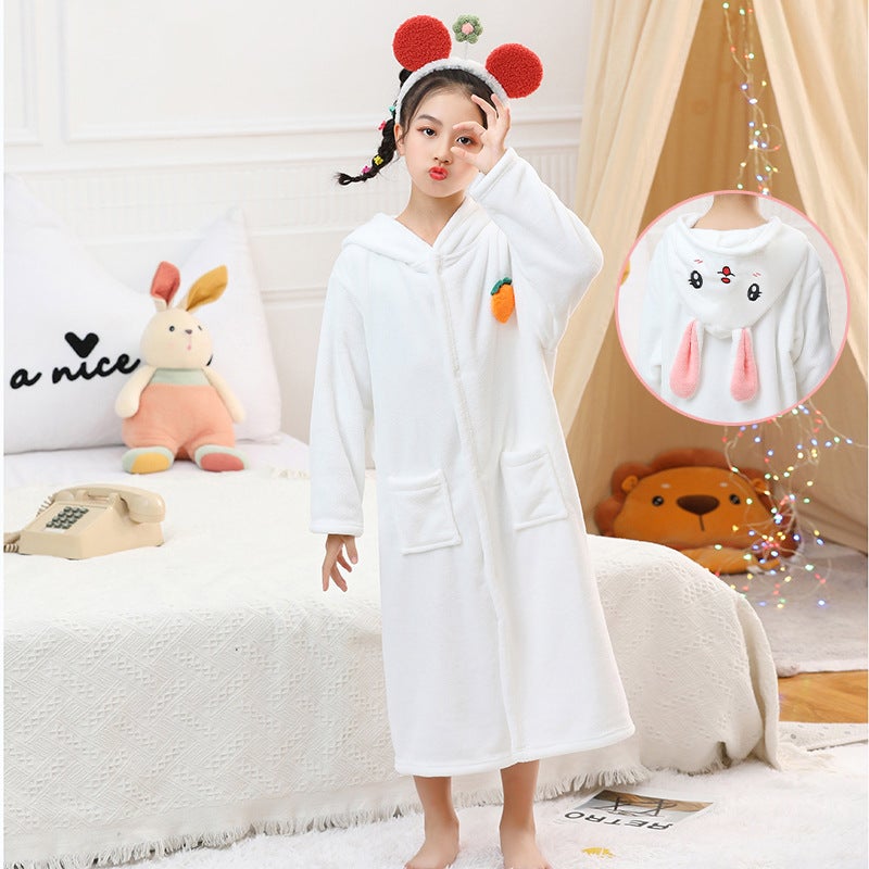 Peignoir de Bain Enfant Polaire Épaisse