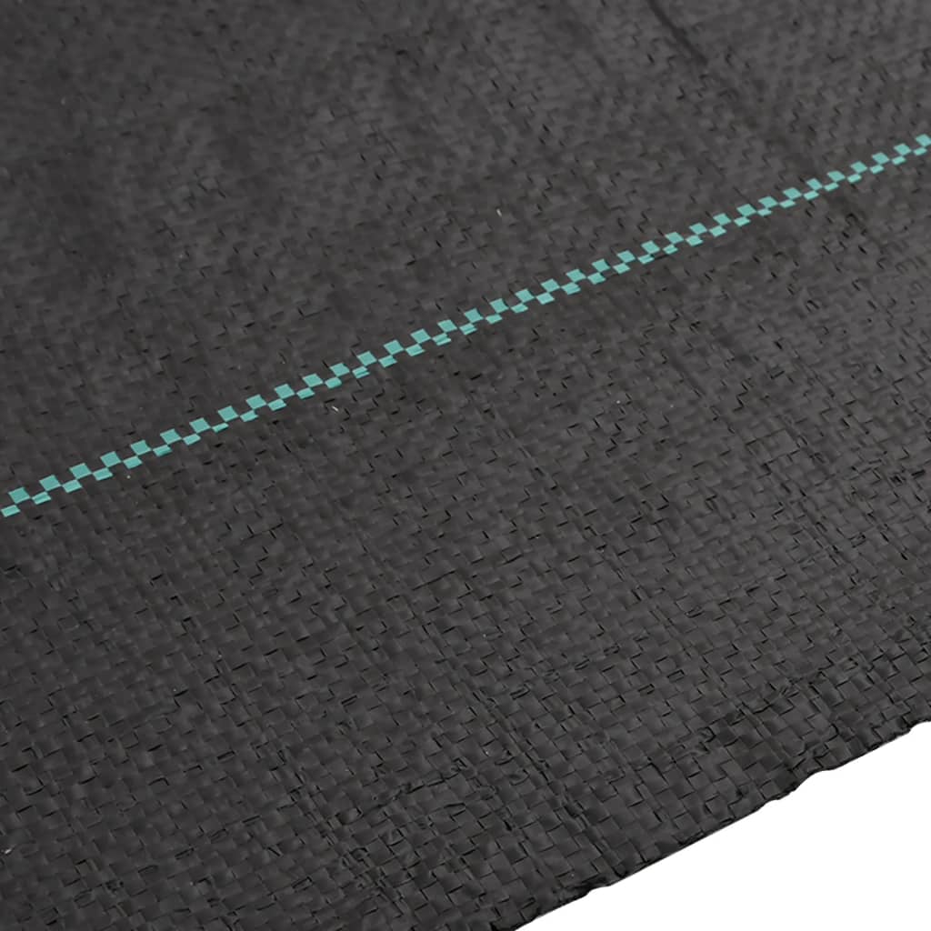 Membrane anti-mauvaises herbes noir 1x25 m PP - 4