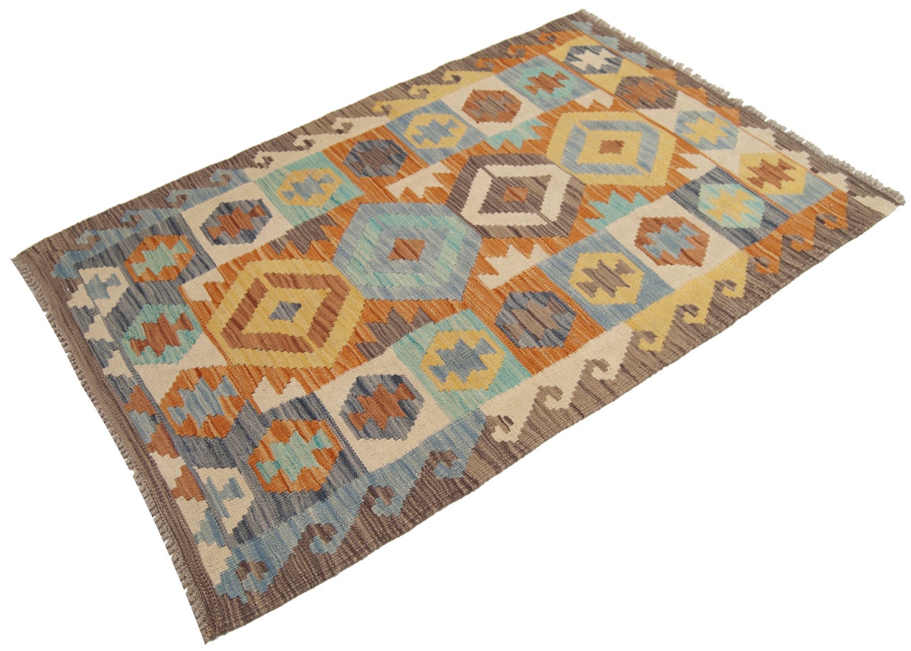 125x83 cm Oryginalny, ręcznie robiony kilim Klasyczny styl - Łatwy do czyszczenia