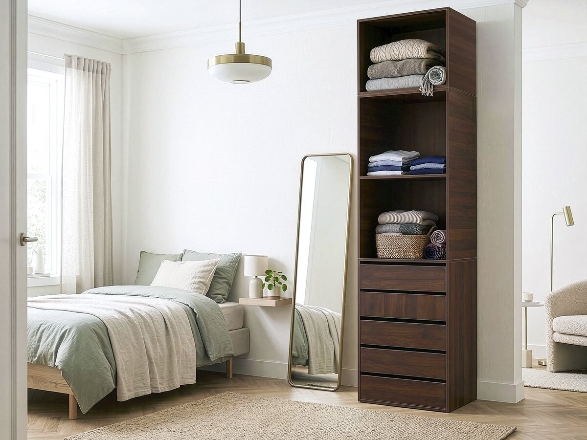 Module surélévation de dressing en bois 