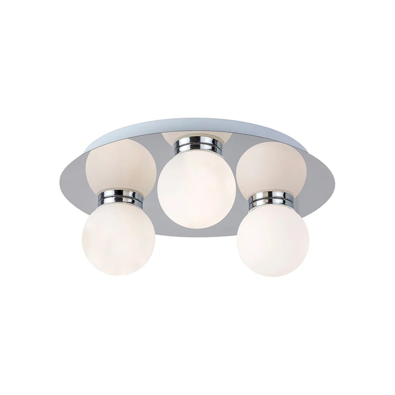 Lampa wisząca Becca chromowana biała 1xG9x15W metal wym:78x30x30cm IP44 Rabalux