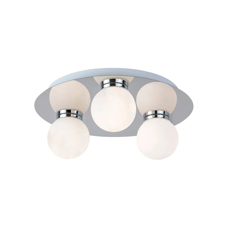 Lampa wisząca Becca chromowana biała 1xG9x15W metal wym:78x30x30cm IP44 Rabalux