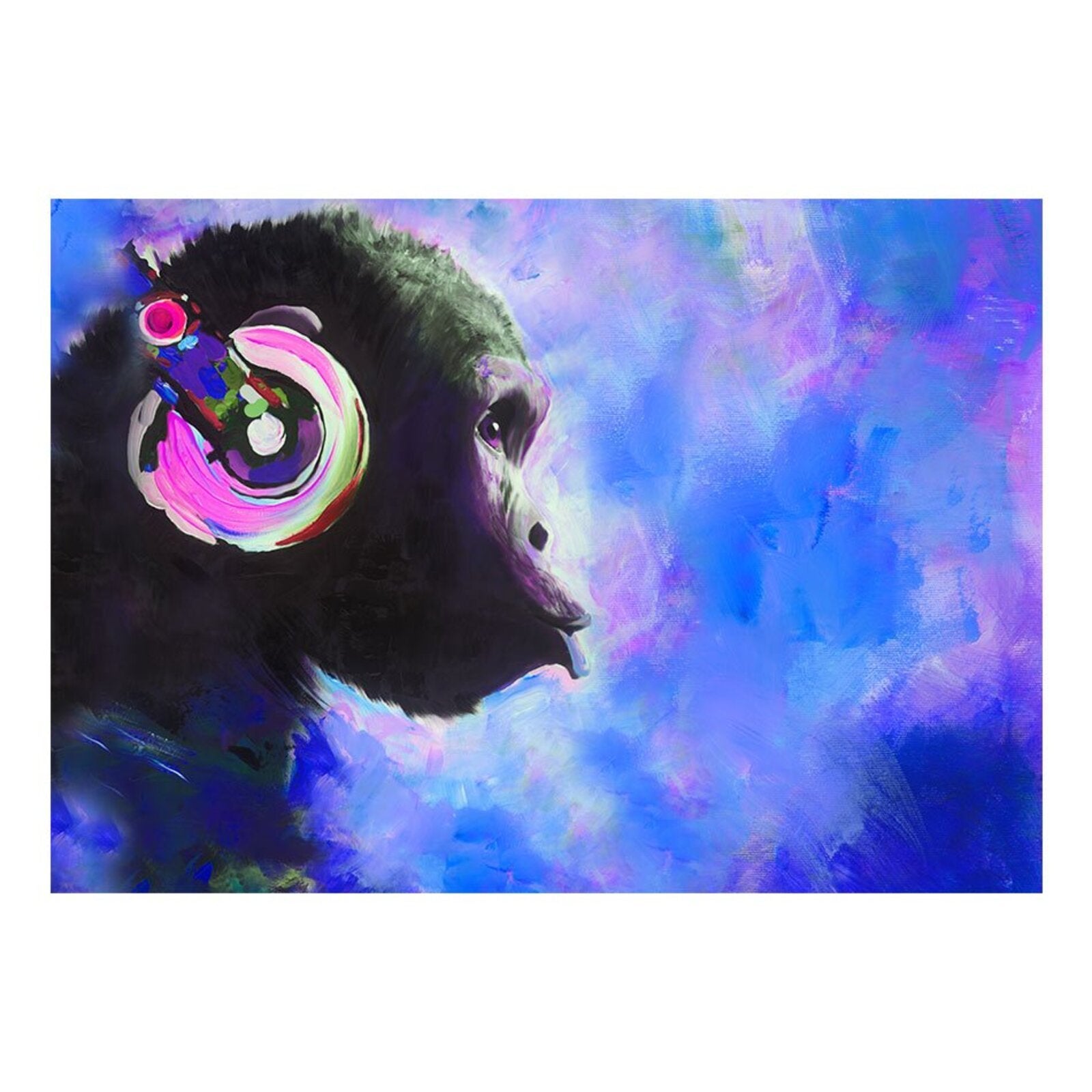 Papier peint mélodie bleue - 200 x 140 cm - 2