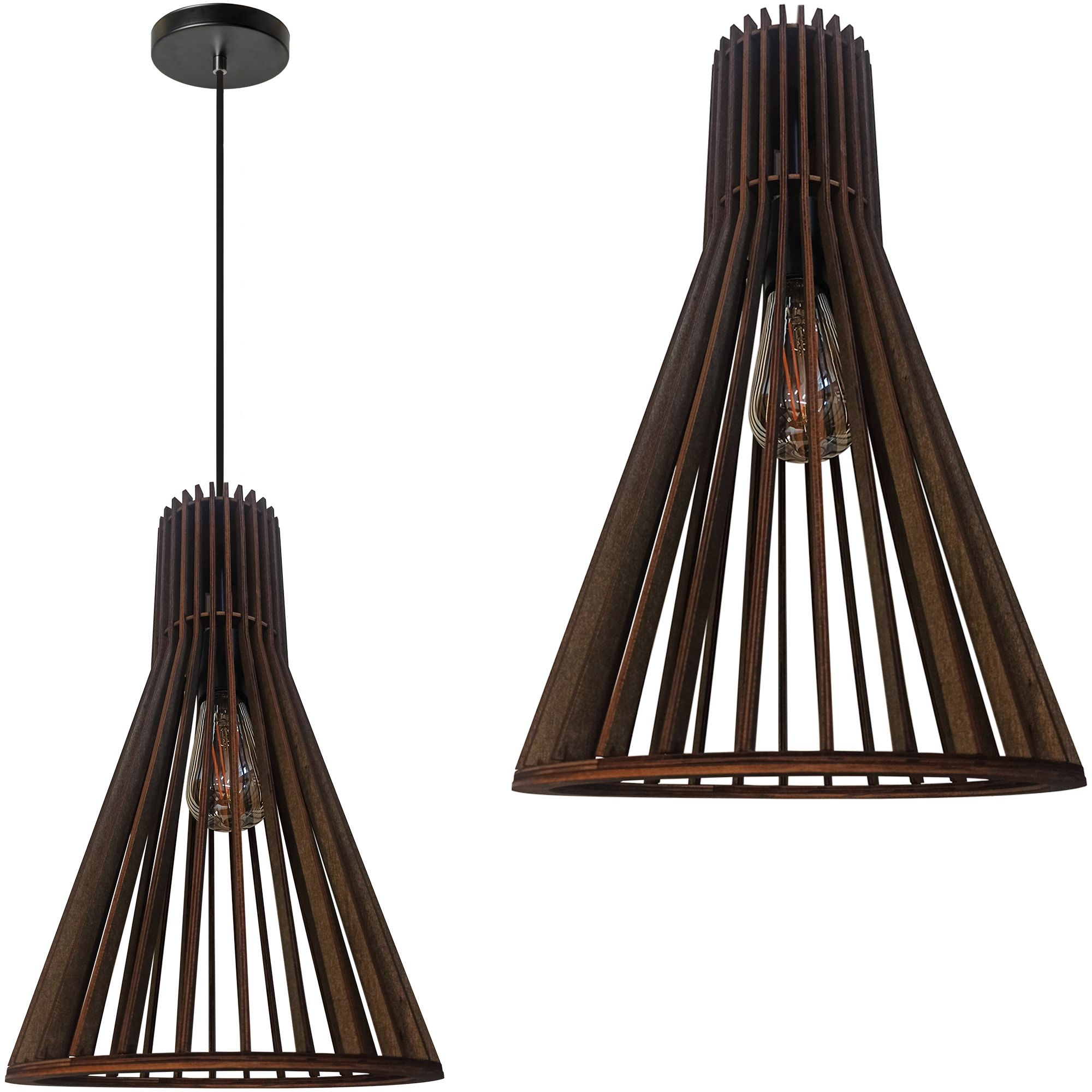Lampa Sufitowa Wisząca Toolight App1350-Cp Boho Czarny