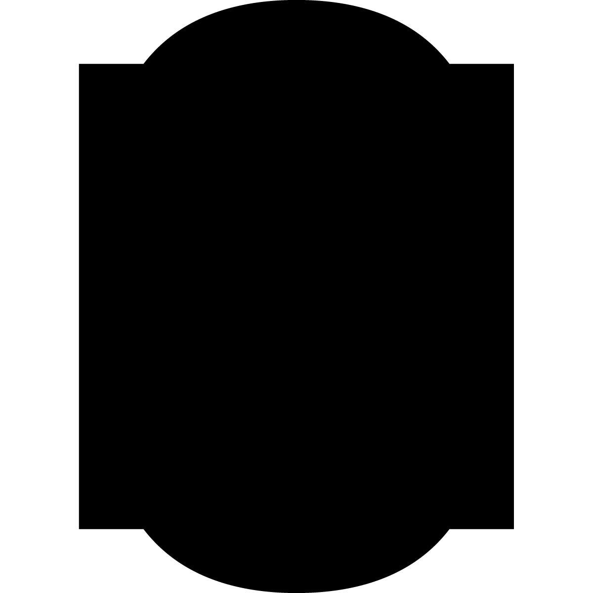 Adesivo ardesia forma classica - Sticker adesivo - adesivi murali - 95x70cm - 2