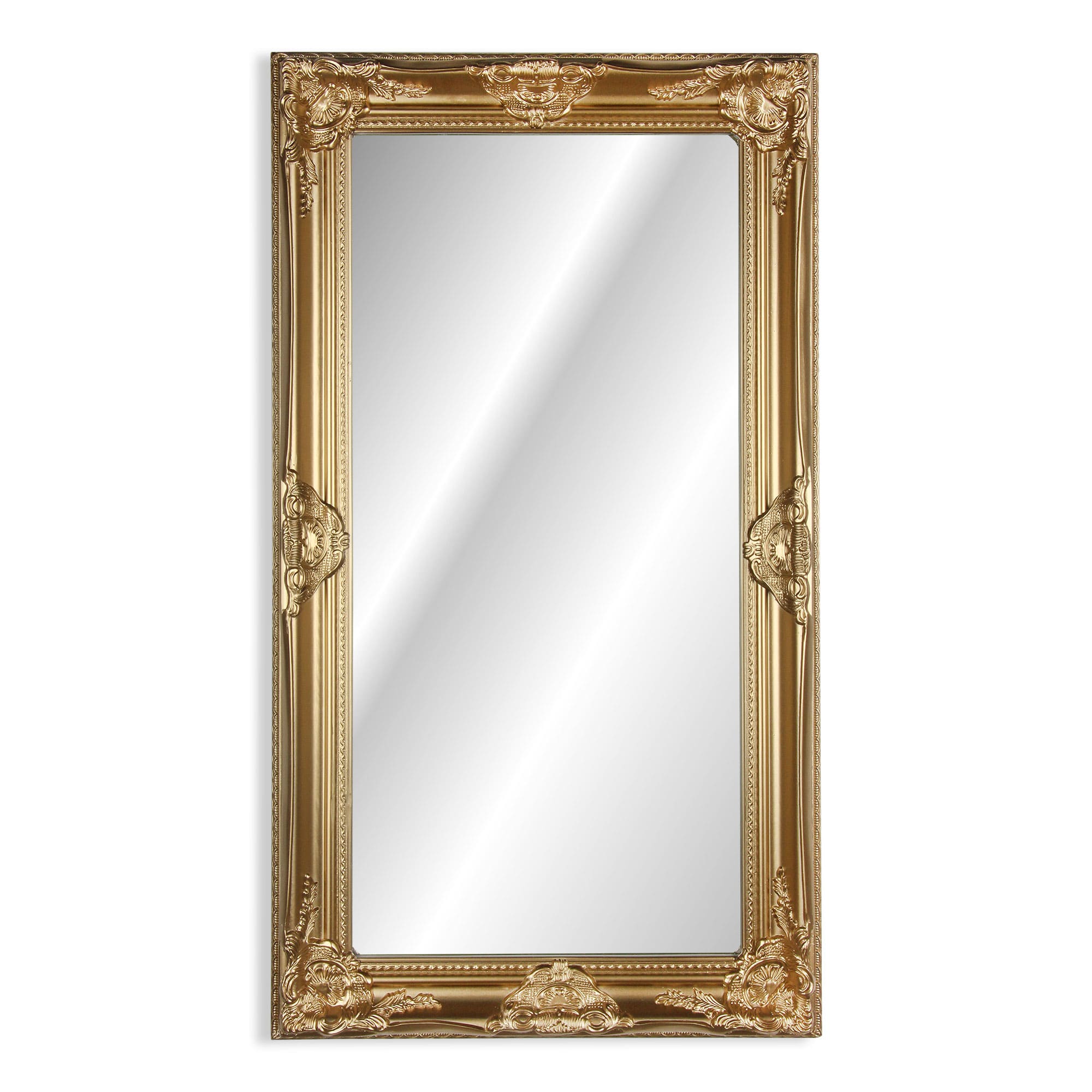 Grand miroir ancien encadré d'argent, vers 1880-1890, France En vente