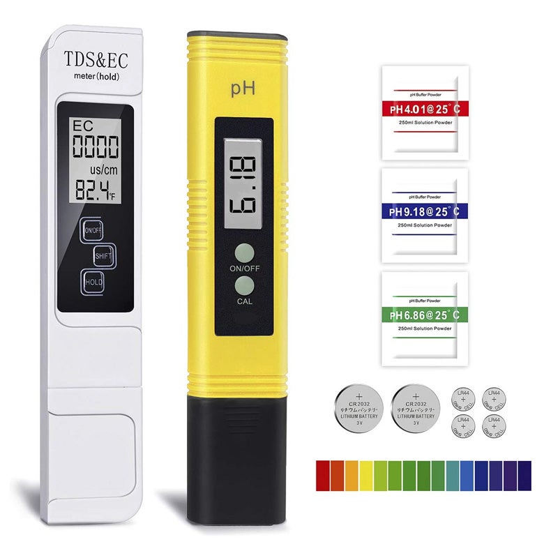 Etroniczny tester pH, TDS, pH, EC, temperatura, zestaw 4 w 1, odpowiedni do basenów, akwariów, systemów odwróconej osmozy, laboratoriów