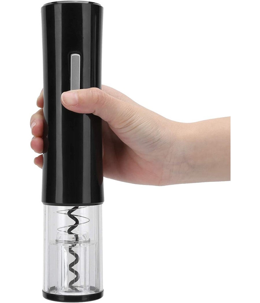 Trade Shop - Cavatappi Apribottiglie Apri Bottiglie Elettrico A Batterie Vino Opener Cutter - - 8