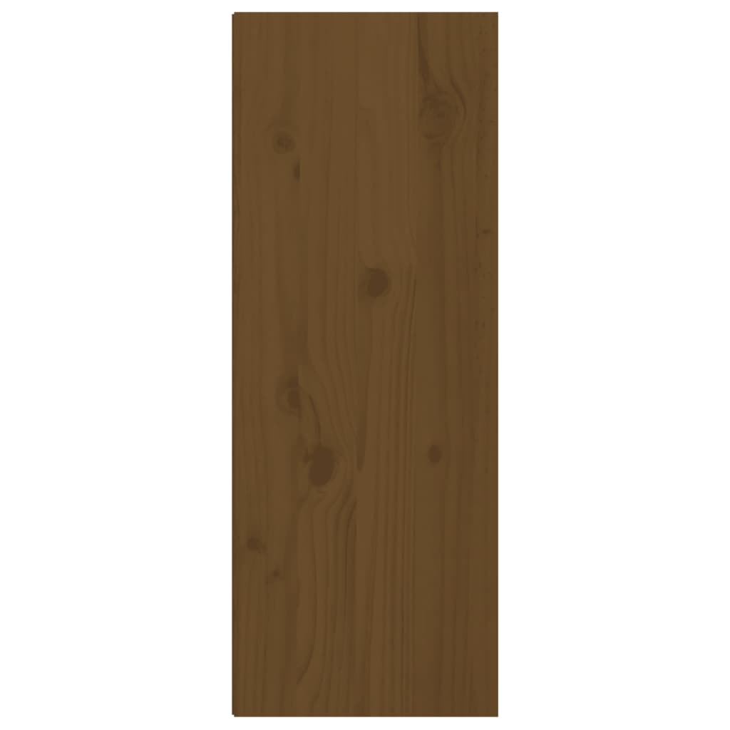 Armoires murales 2pcs Marron miel 30x30x80cm Bois de pin massif vidaXL - 7