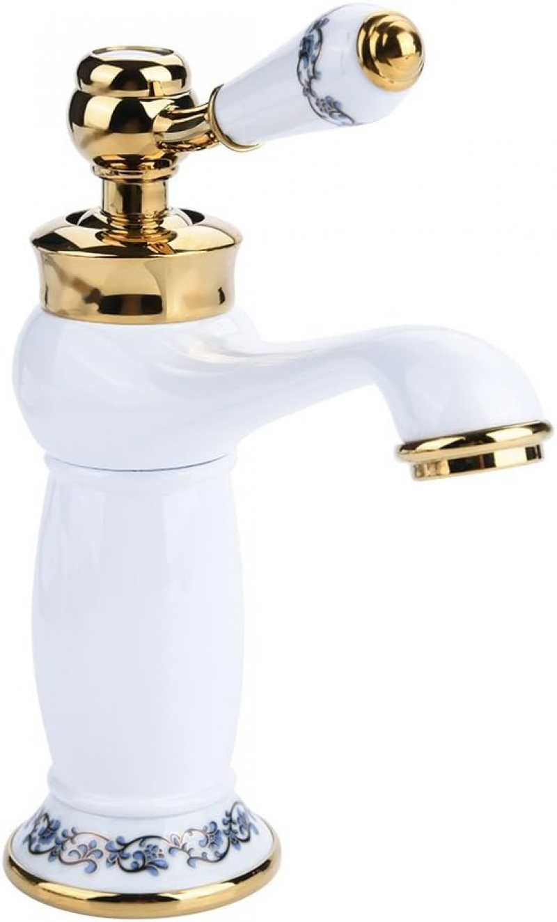 Céramique Antique En Laiton Robinet De La alle De Bain Évier Robinet