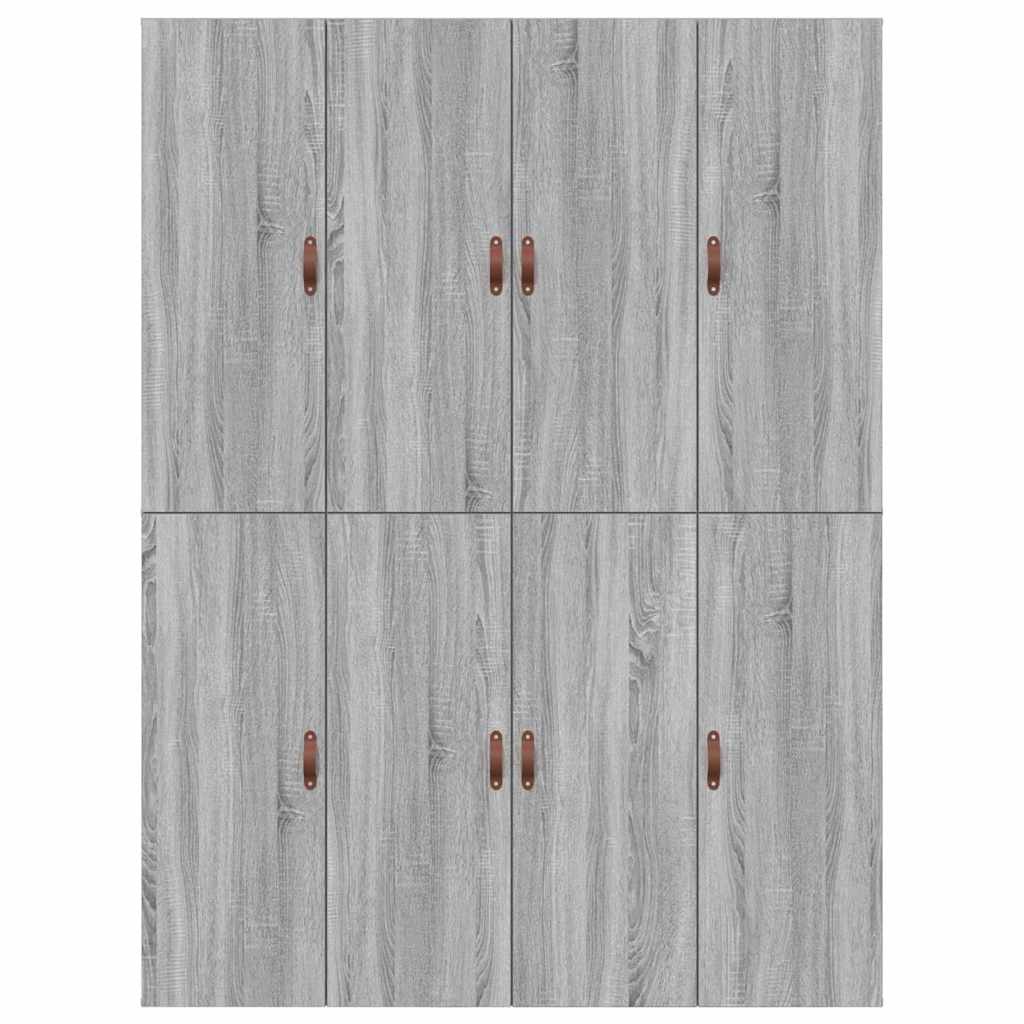 Cadre de lit avec rangement et porte, gris, 140 x 200 cm - 9