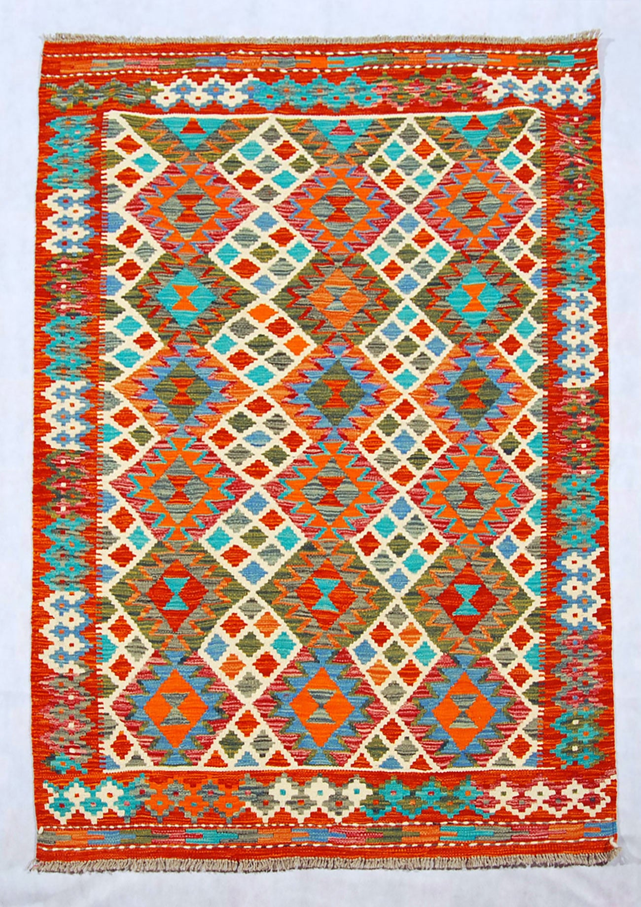 Oryginalny ręcznie robiony dywan, wymiary: 184x130, z certyfikatem autentyczności GalleriaFarah1970