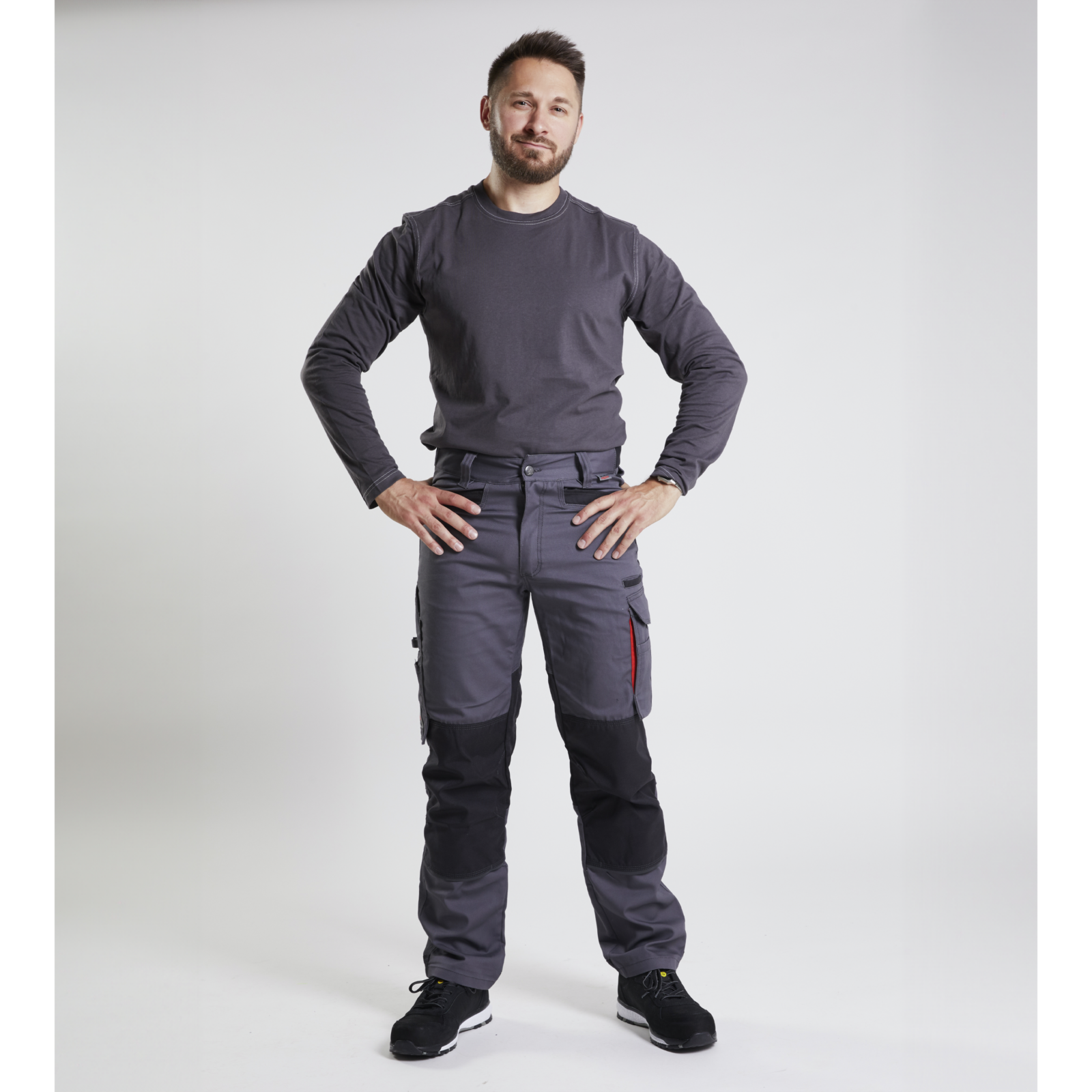 Tee-shirt de travail Pro Würth MODYF gris - 3