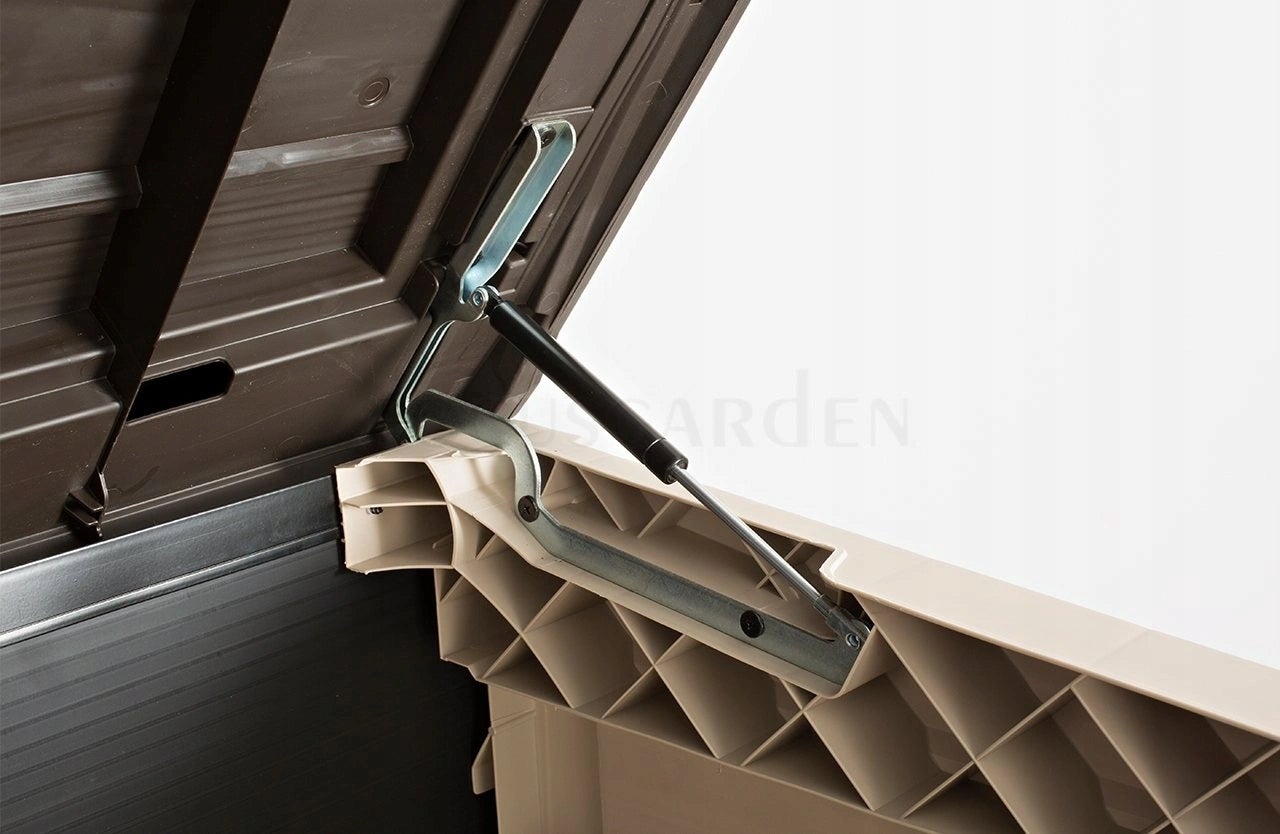 Caja de herramientas Keter Store-It-Out Max para exteriores, beige, 1200 l, con pistones automáticos, 145,5 x 82 x 125 cm - Keter - 7