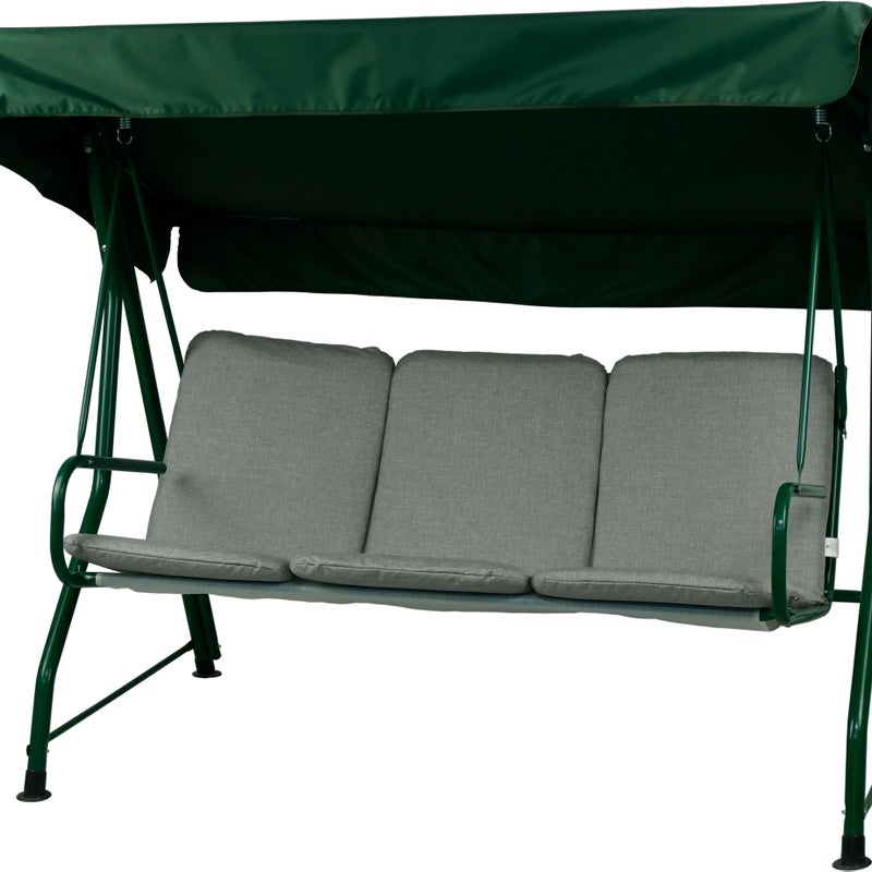 Poduszka na huśtawkę ogrodową AMPO 150 cm szary 1 szt.