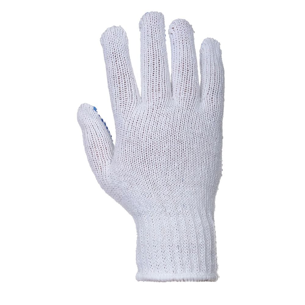 Gants Fortis Tricoté Picots PVC Portwest Blanc / Bleu 9 - 2