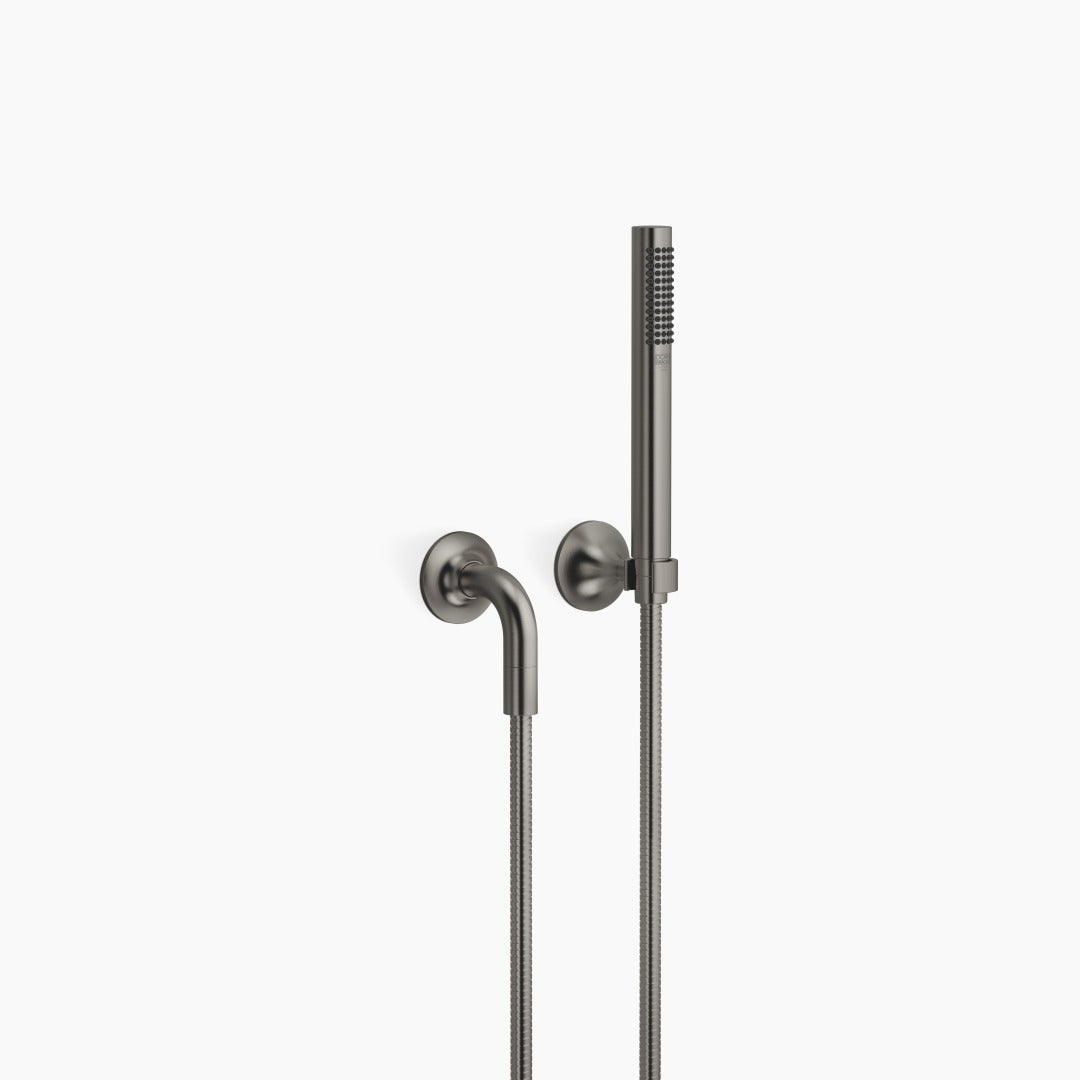 Support De Douche Et Tringle Dornbracht - Rosace 60x60 Mm - Réf. 28050980-00 - Finition Chrome - Neuf