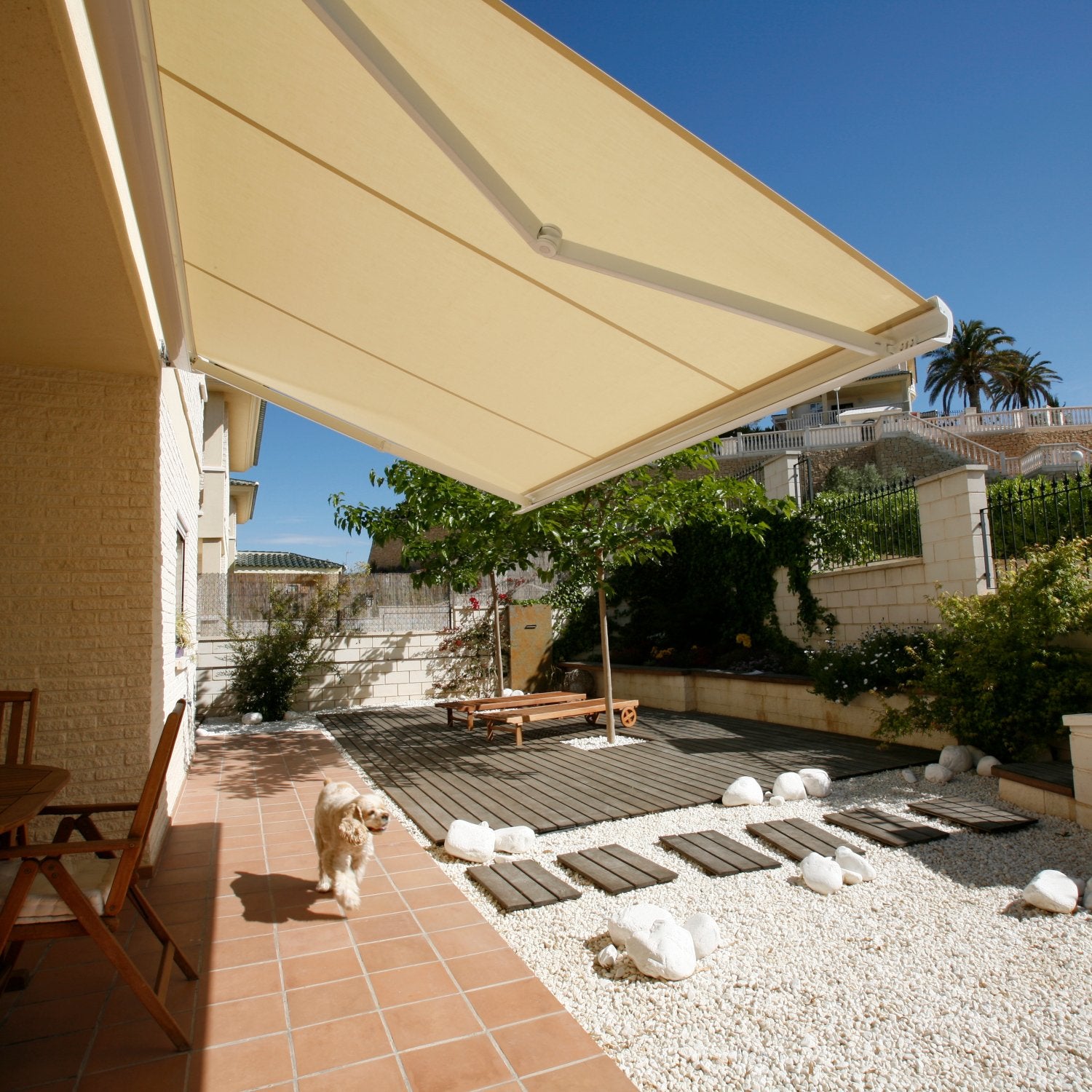 Store de Terrasse Coffre Intégral Solares Motorisé RAL Anthracite 4,8 X 3,5 Dickson® ARDOISE - 3