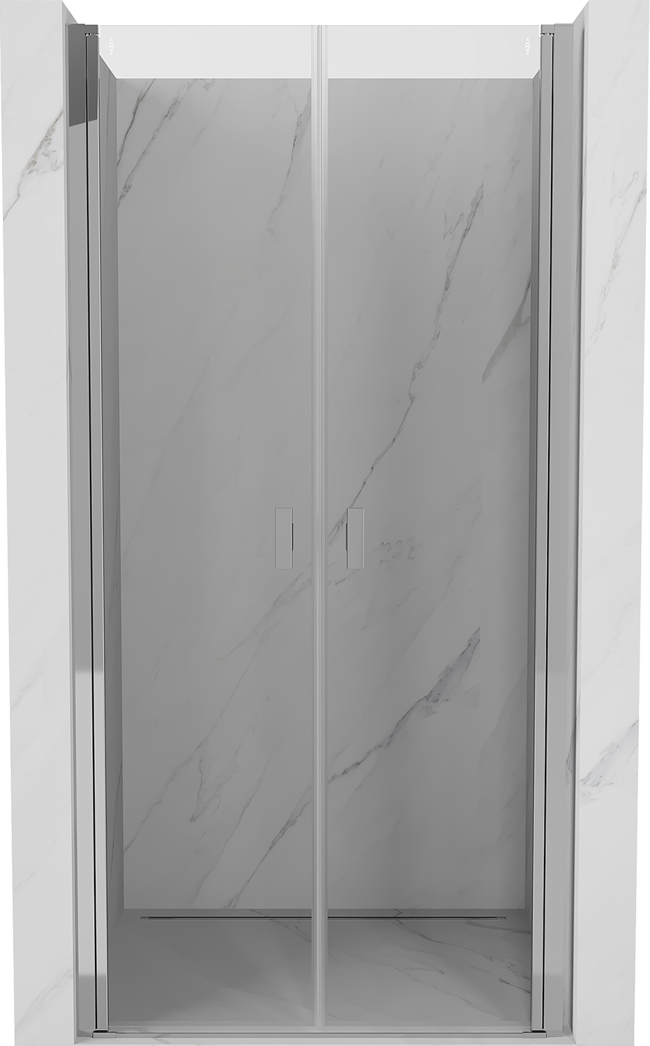 Mexen Mist drzwi prysznicowe uchylne 95 cm, transparent, chrom - 8A7-095-000-01-00