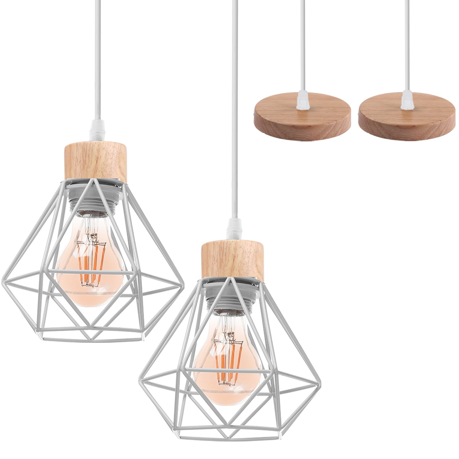 E27 Métal Moderne Suspensions Luminaire Plafonnier Moderne Lustres