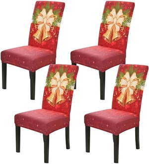 Coprisedie natalizi (6 pezzi) - Rimovibili e lavabili - Adatte per decorazioni domestiche, alberghiere, per banchetti e per le feste | Leroy Merlin