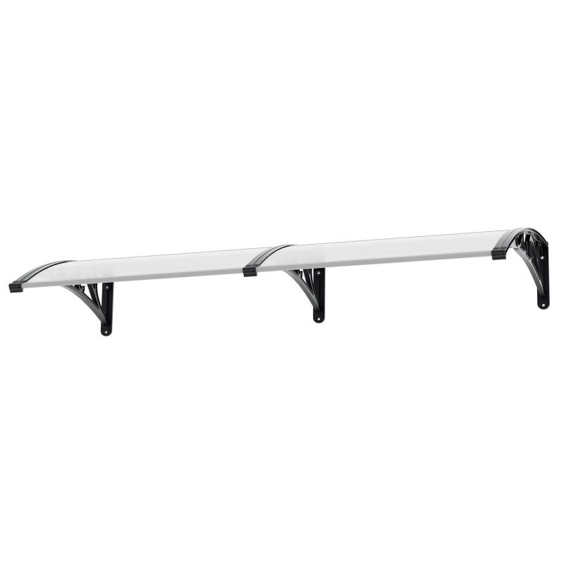 Baldachim na drzwi Baldachim aluminiowy Baldachim na drzwi zewnętrzne i okna Płyta ochronna 100 x 200 cm