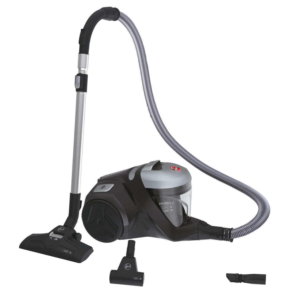 Hoover H-Power 300 Hp320pet 011 2 L Aspiradora Cilíndrica Secar 850 W Sin Bolsa Negro , Leroy Merlin