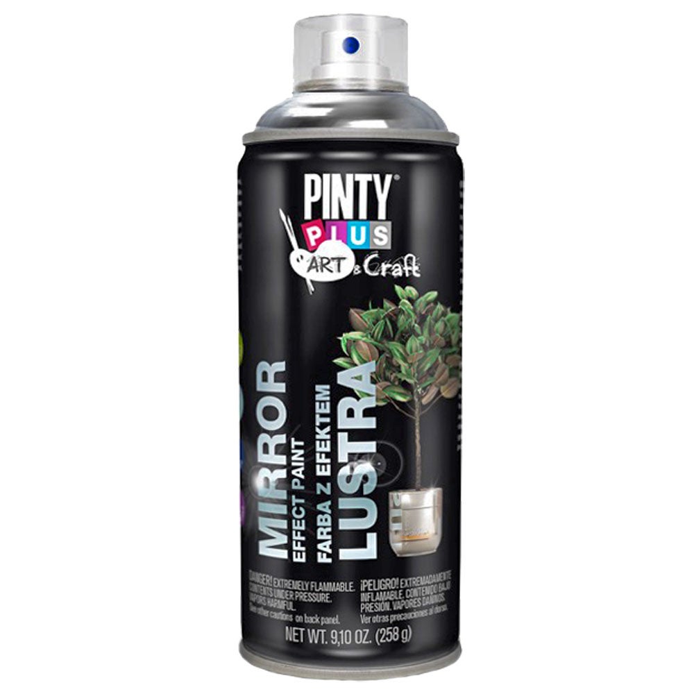 Farba dekoracyjna w sprayu nadająca efekt lustra PintyPlus Mirror Effect