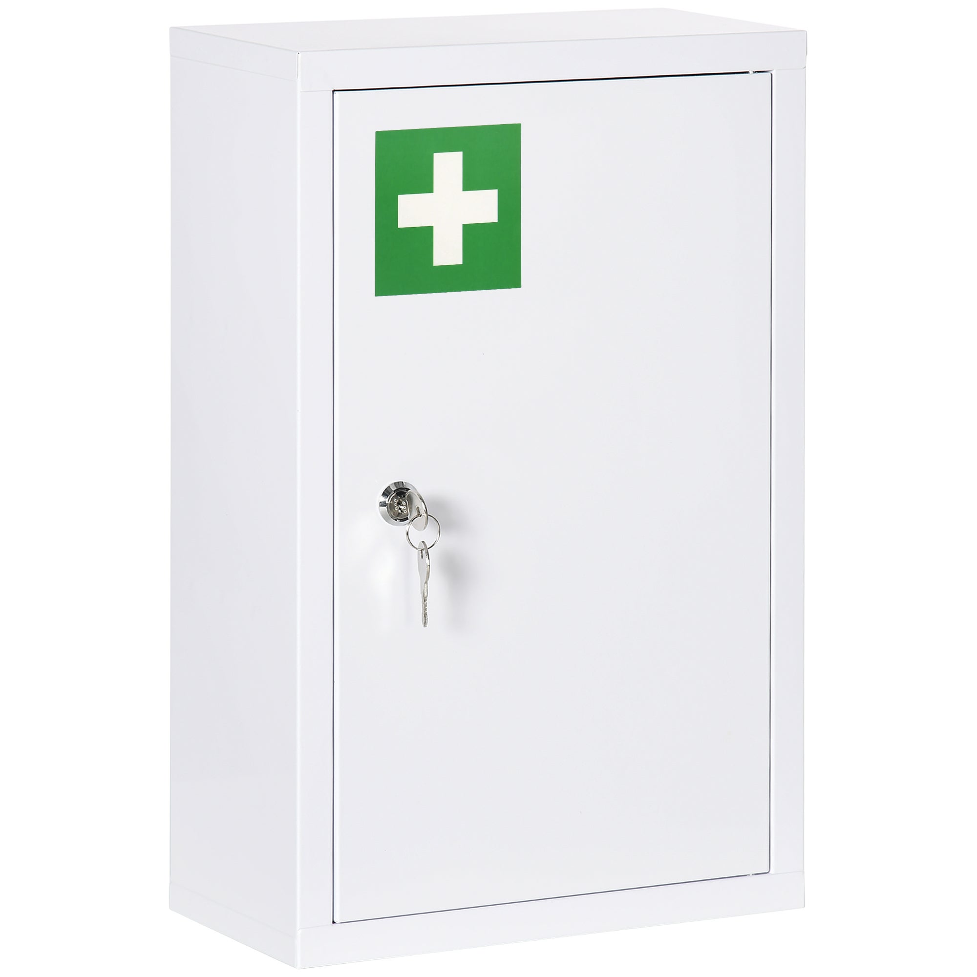 Armoire à Pharmacie HOMCOM, 3 Compartiments, En Acier Inoxydable 25 X 12 X 48 Cm 99138752