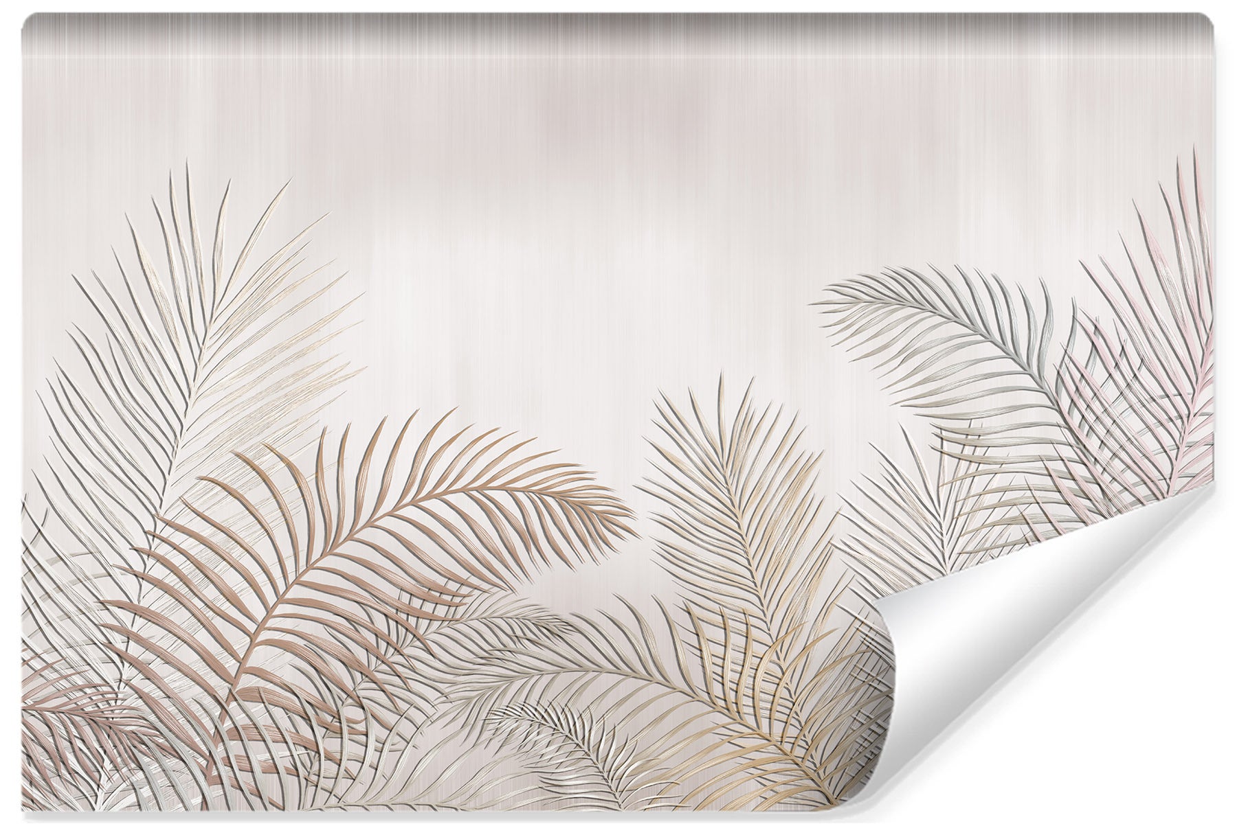 Papel pintado vlieseline foto hojas de palmera exoticas para habitación 460cm x 300cm