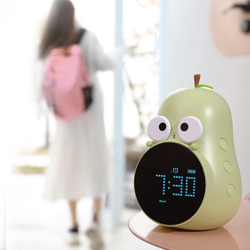 Réveil Numérique Led Portable Avec Port Usb,Écran Incurvé De 17,8 Cm
