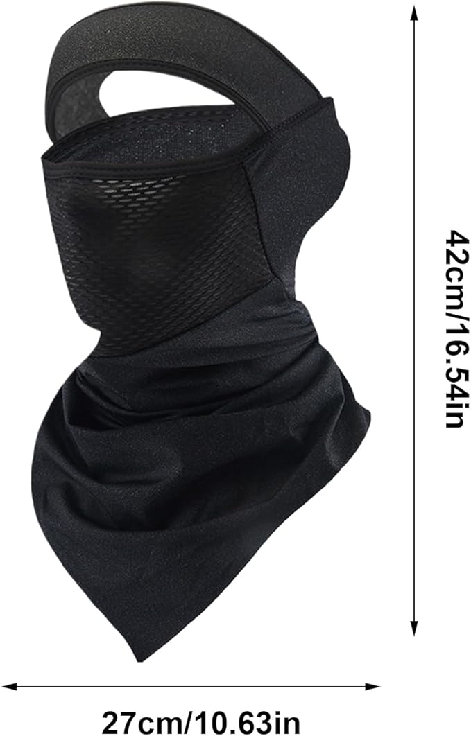 Masque de protection solaire UV UPF 50 – Écharpe bandana rafraîchissante pour hommes et femmes, camping, vélo, randonnée - 5