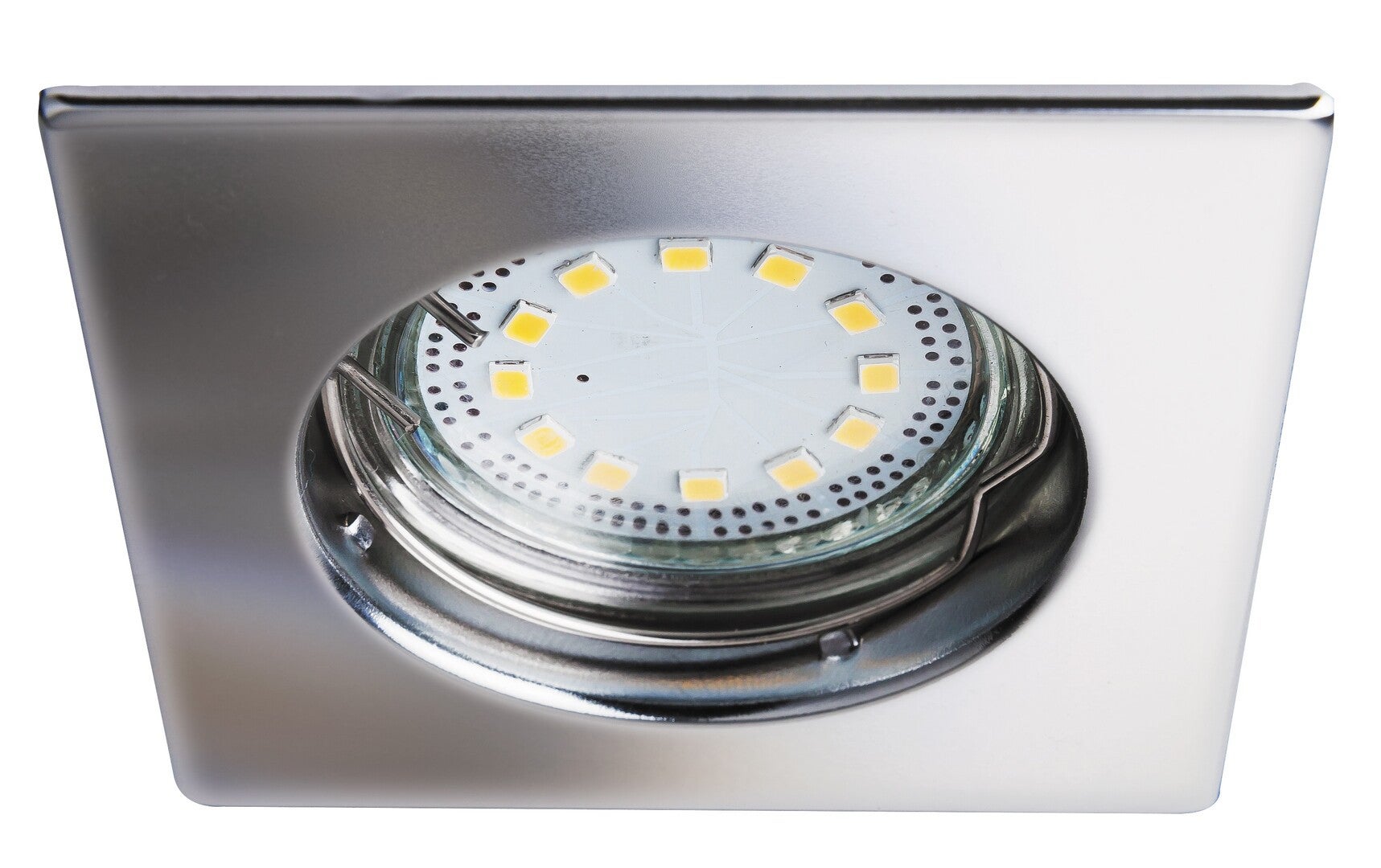 Zestaw 3 oczek sufitowych Lite chromowana 3xGU10x50W kwadratowa IP44 wym: 8 x 8 cm metal Rabalux - 2