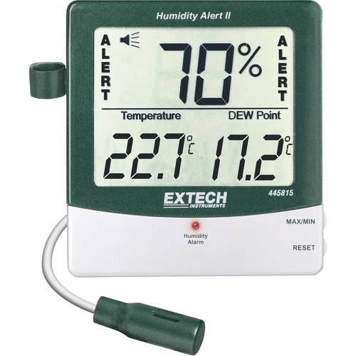 Thermomètre/hygromètre avec alarme Extech 445815 | Leroy Merlin